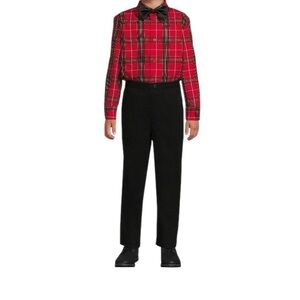 Wonder Nation Dressy Shirt Bow Tie And Pant